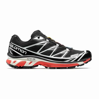 Salomon XT-6 - Miesten Tennarit - Mustat/Punainen